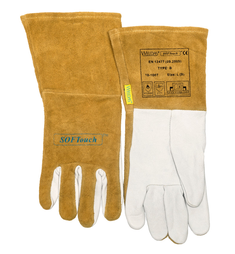 Weldas SOFTouch Goatskin/Leather Welding Gloves