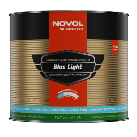 NOVOL Classic Car BLUE LIGHT Body Filler, 3.6kg