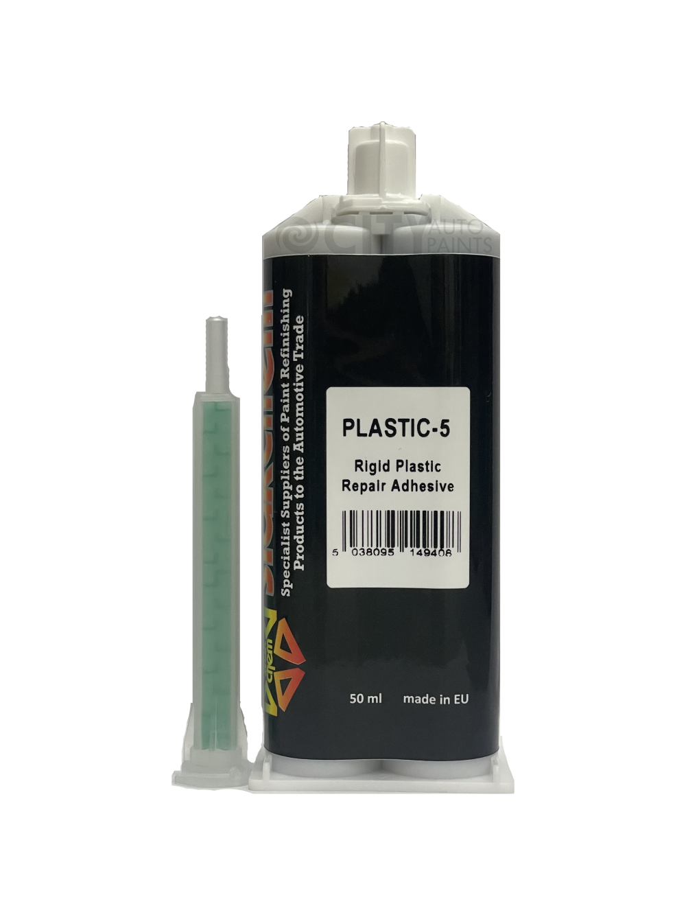 2 Pack (2K) Plastic Adhesive Glue, 50ml