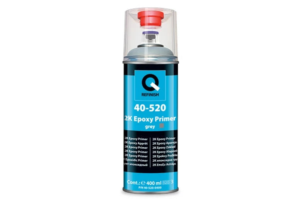 Q-Refinish 40-520 2K Epoxy Primer Aerosol, 400ml