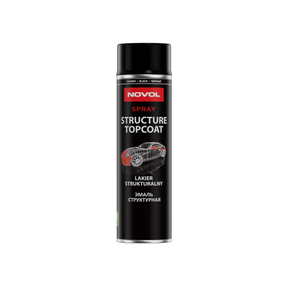 NOVOL SPRAY STRUCTURE TOPCOAT Textured Aerosol Spray Paint, 500ml