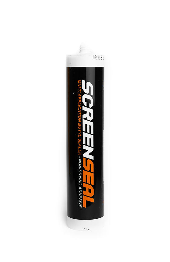 Screen Seal, Windscreen Leak Sealing Adhesive (Non Drying), Black, 310ml