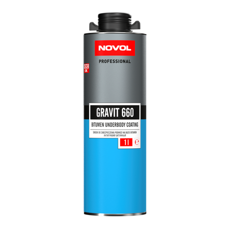 NOVOL GRAVIT 660 Bitumen Underbody Coating, 1L