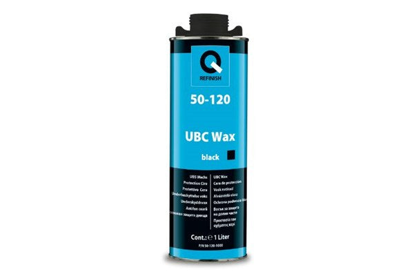 Q-Refinish 50-120 UBC Wax/Underseal, Black, 1L