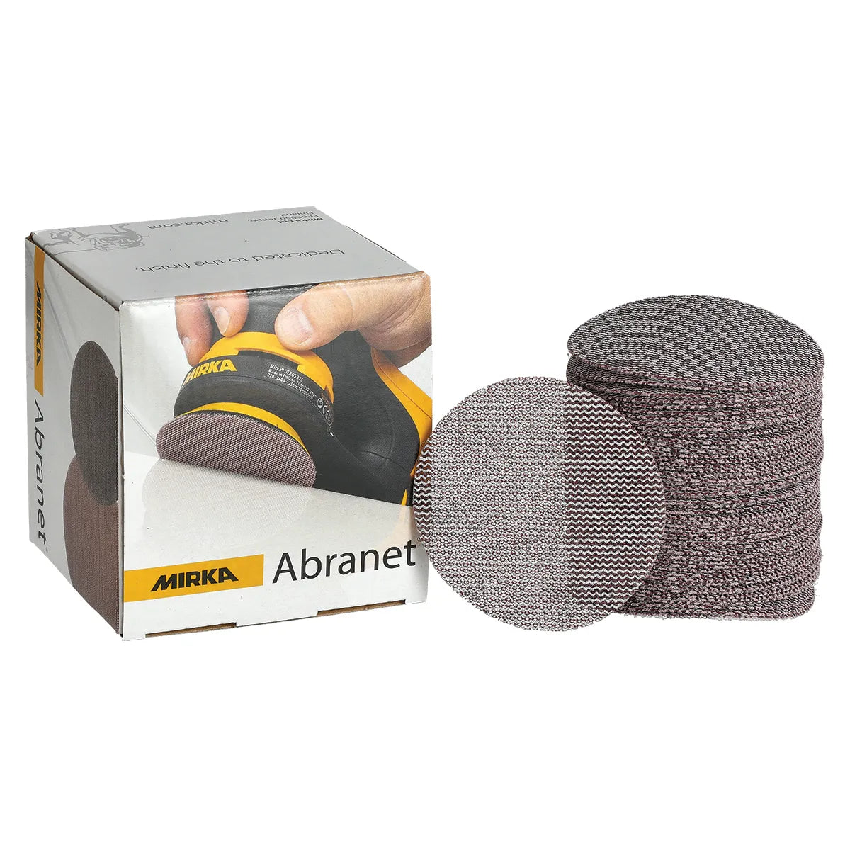 Mirka Abranet Mini DA Sanding Disc, 77mm Velcro, 50 Pack