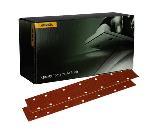 Mirka Coarse Cut Sanding Strip, 70mm x 420mm Velcro, 14 Holes