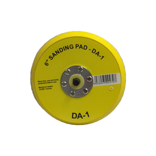 Vinyl face DA Backing Pad, PSA/Self Adhesive, 6" 150mm, 5/16" Thread
