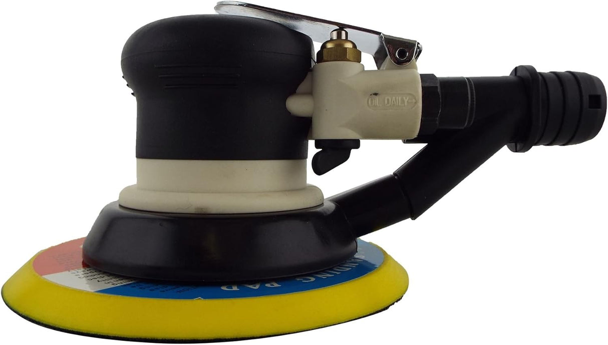 Hymair 6"/150mm DA Air Palm Sander, Dust Extraction