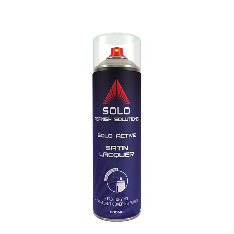 Solo Active Satin Lacquer Aerosol, 500ml