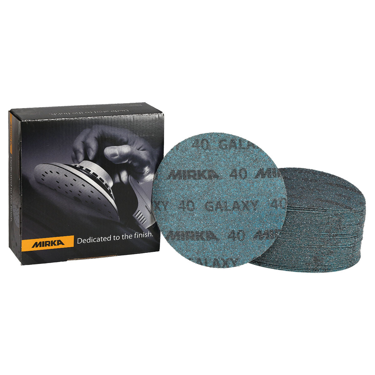 Mirka Galaxy DA Sanding Disc, 150mm Multifit Velcro, 50 Pack