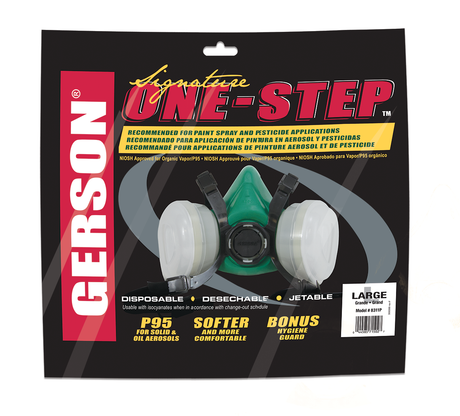 Gerson ONE-STEP OV/P95 Cartridge Respirator (8000 Series)