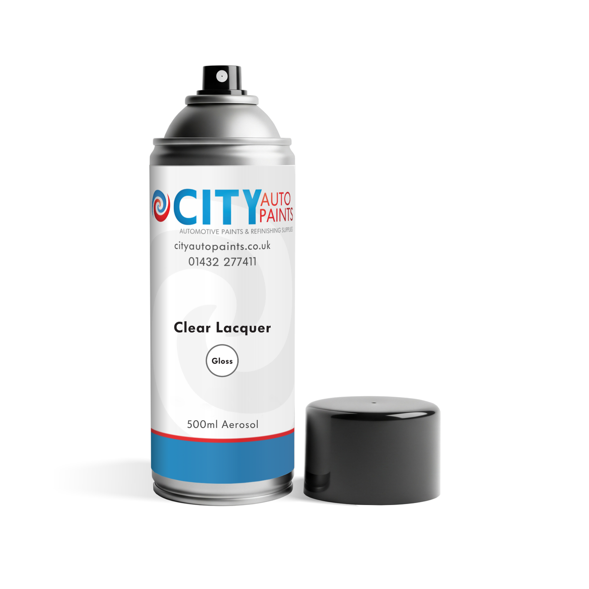 City Auto Paints 1K Clearcoat Gloss Lacquer Aerosol, 500ml