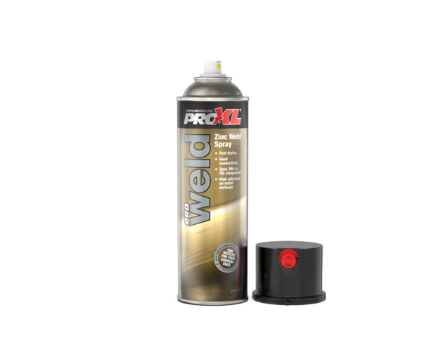 ProXL ProWeld Zinc Weld Primer Aerosol, Grey, 500ml