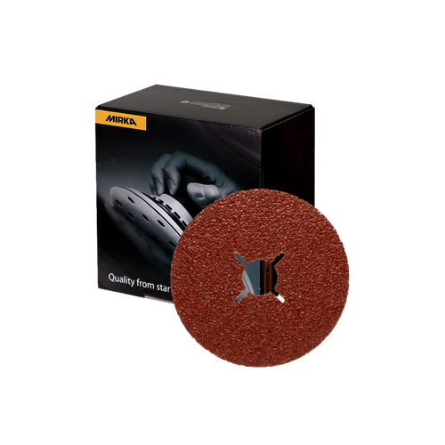 Mirka ALO Fibre Sanding Disc, 4½" 115mm x 22mm, 25 Pack