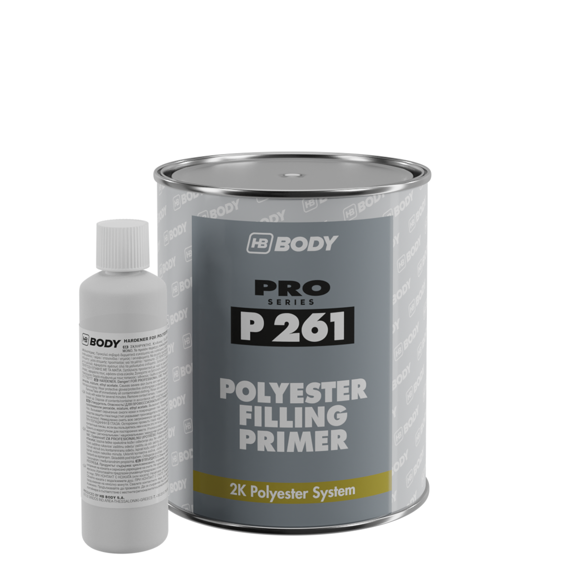 HB Body P261 Polyester Filling Primer, 1L