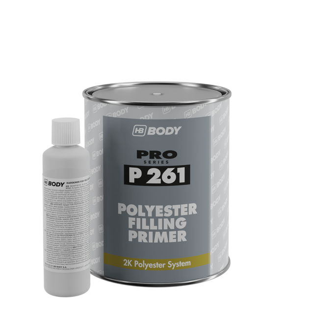 HB Body P261 Polyester Filling Primer, 1L