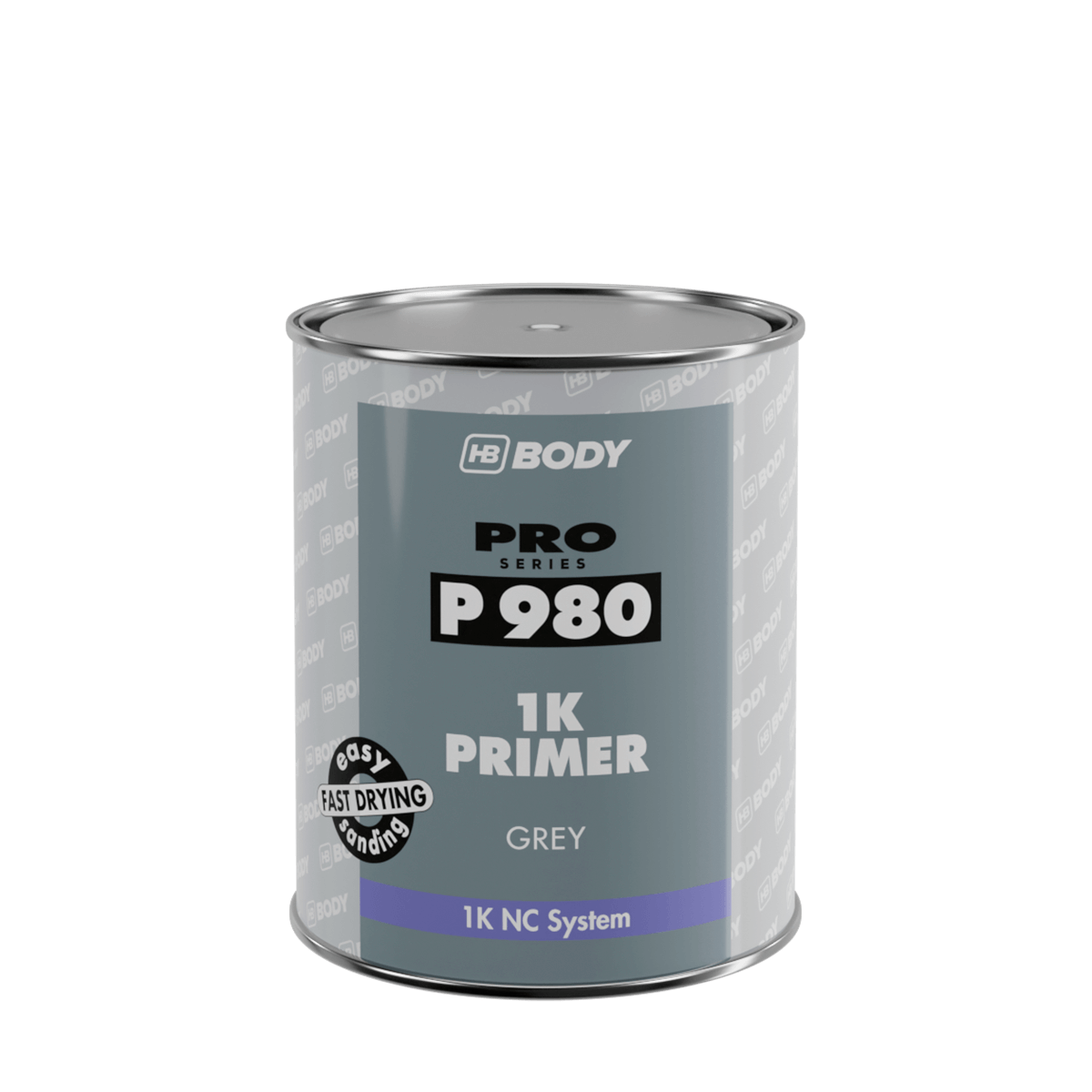 HB Body P980 1K Primer, Grey, 1L