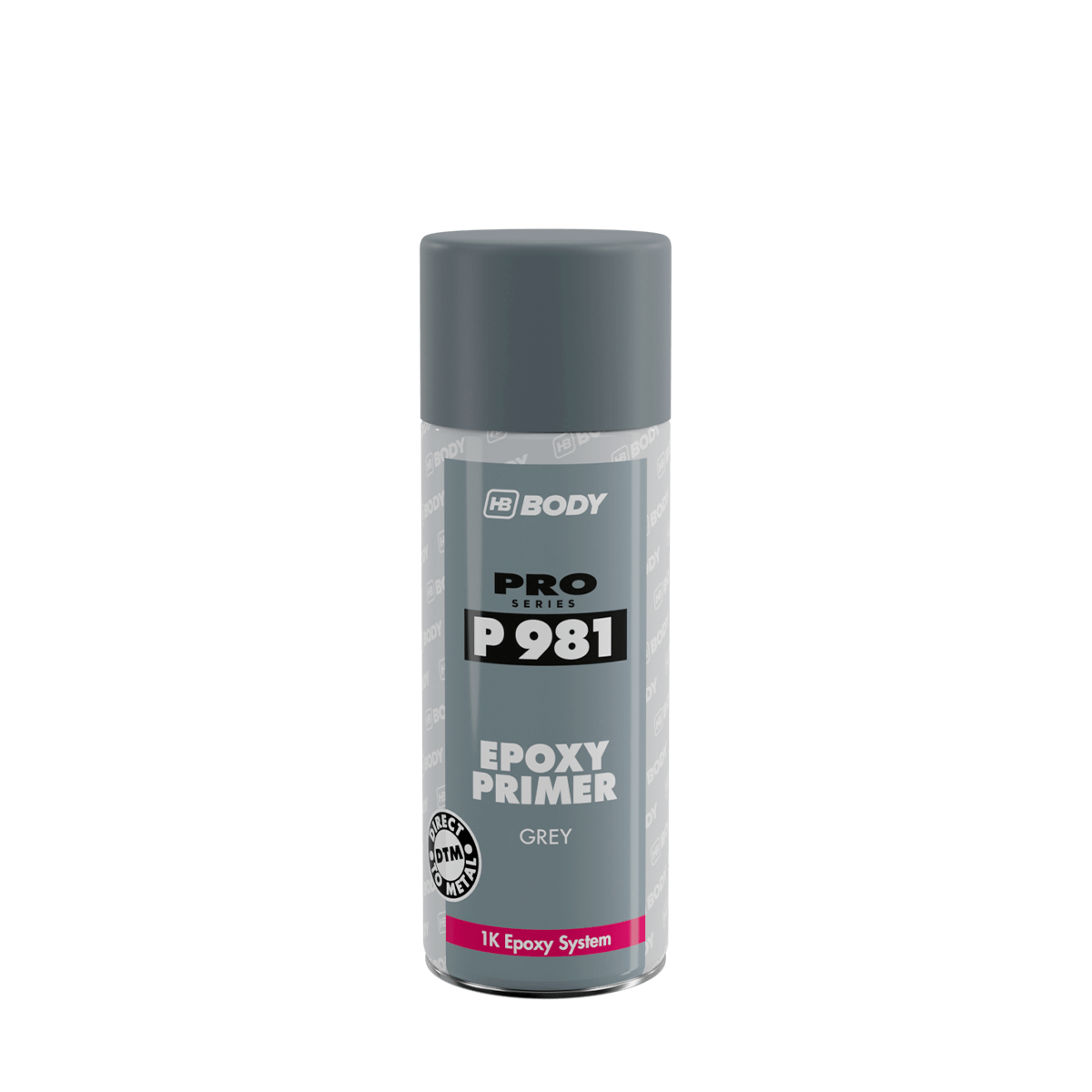HB Body P981 Epoxy Primer Aerosol, Grey, 400ml