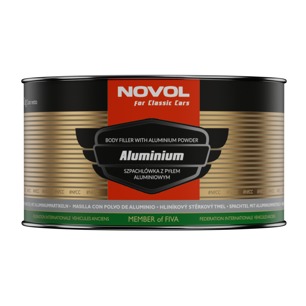 NOVOL Classic Car ALUMINIUM Dust Body Filler, 2kg