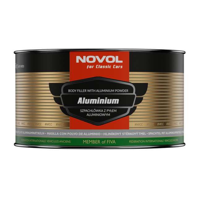 NOVOL Classic Car ALUMINIUM Dust Body Filler, 2kg