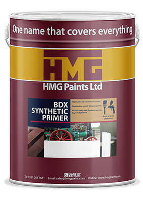 HMG Paints BDX Synthetic Primer, Light Grey, 5L
