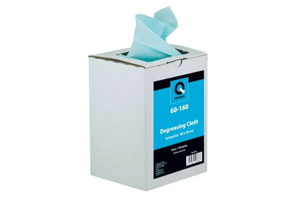 Q-Refinish 60-160 Degreasing Wipes/Cloth, 38cm x 30cm, 150 Sheets