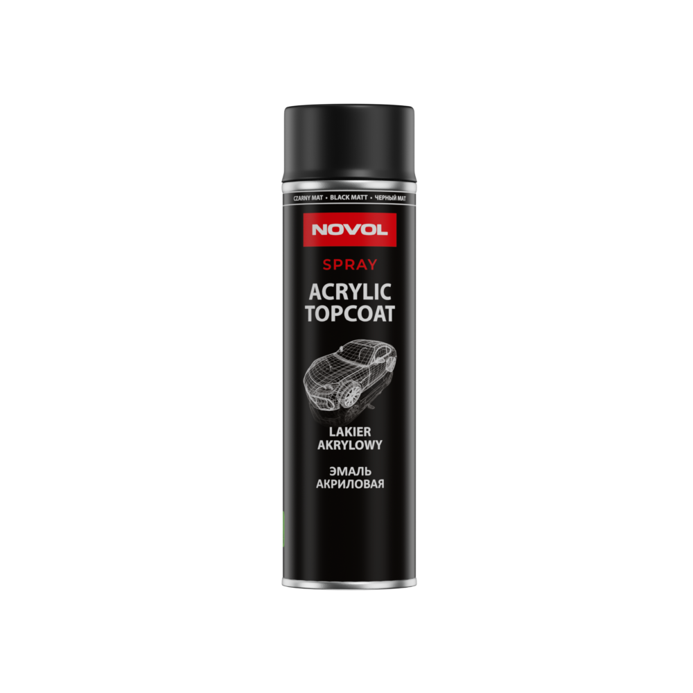 NOVOL SPRAY ACRYLIC TOPCOAT Aerosol Spray Paint, 500ml
