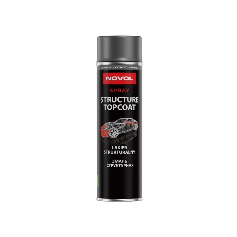 NOVOL SPRAY STRUCTURE TOPCOAT Textured Aerosol Spray Paint, 500ml