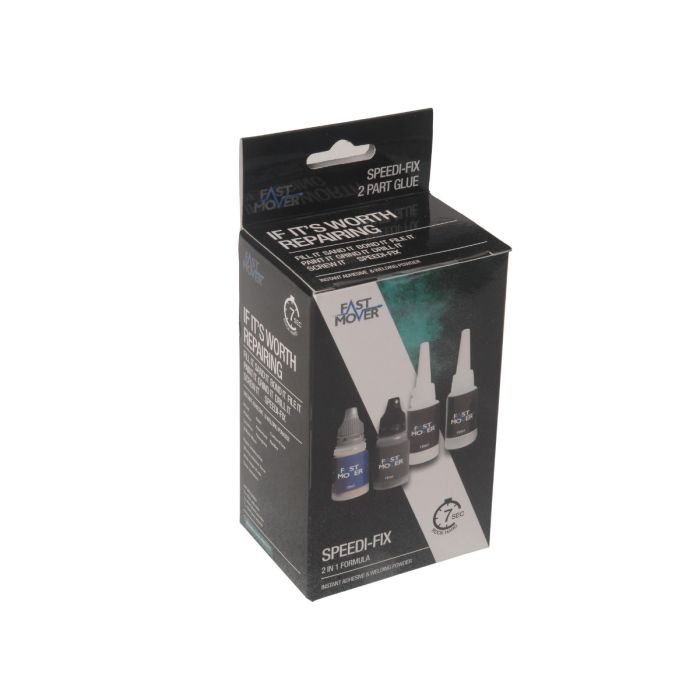 FMT Speedy Fix 2 Part Glue Adhesive & Welding Powder Kit