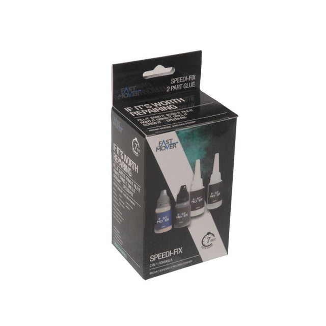FMT Speedy Fix 2 Part Glue Adhesive & Welding Powder Kit