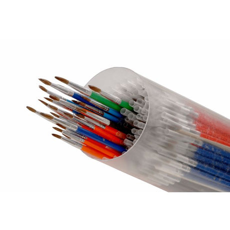 FMT Paint Touch Up Brushes, Assorted Sizes, 144pc
