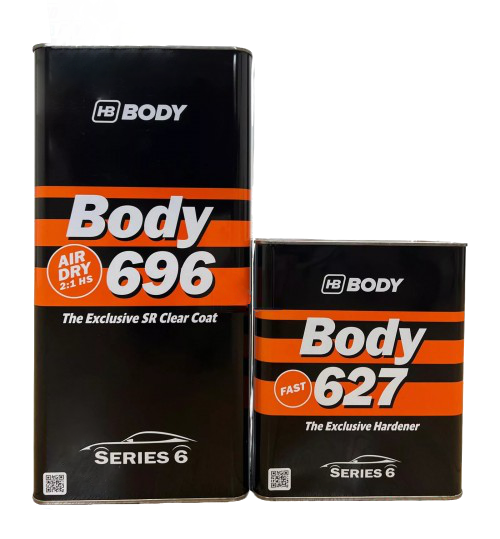 HB Body 696 Clearcoat Lacquer + Hardener, 7.5L Kit