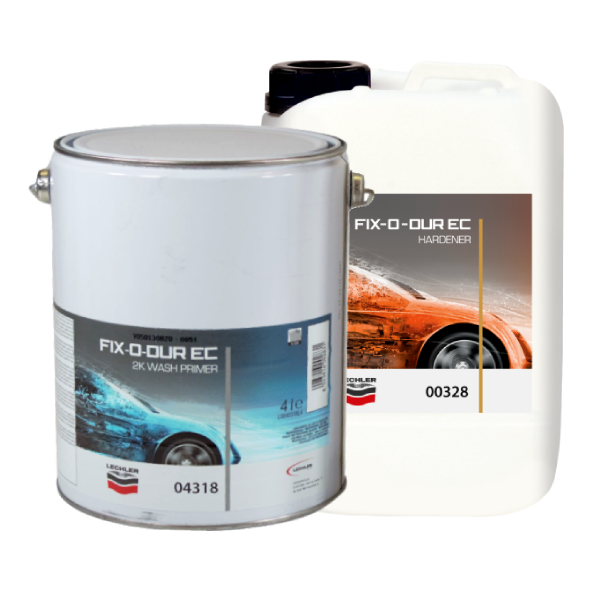 Lechler Fix-O-Dur EC 2K Wash/Etch Primer + Hardener, 8L Kit