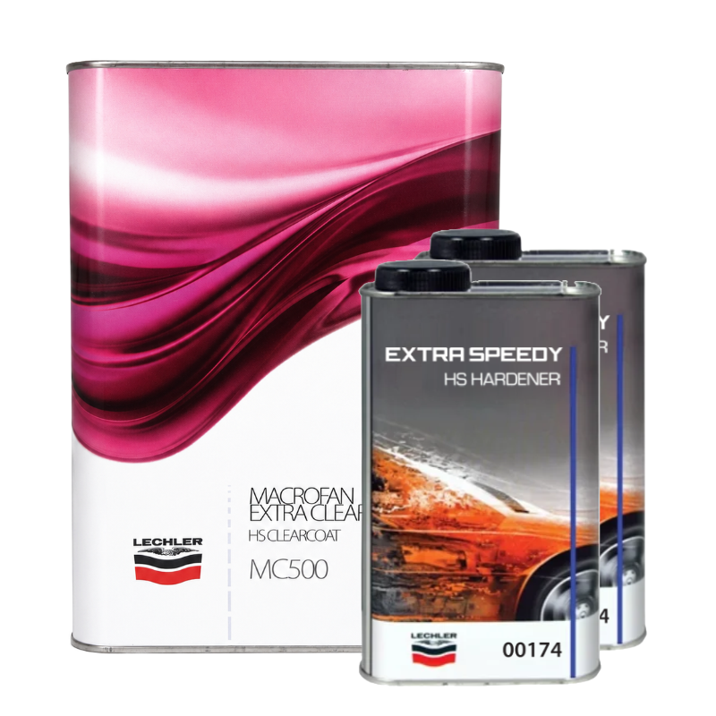 Lechler Macrofan MC500 HS Extra Clearcoat Lacquer + Hardener, 6L Kit