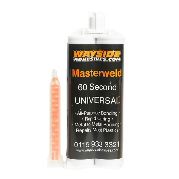 Masterweld 60 Second 2 Pack (2K) Plastic Adhesive Glue, 50ml