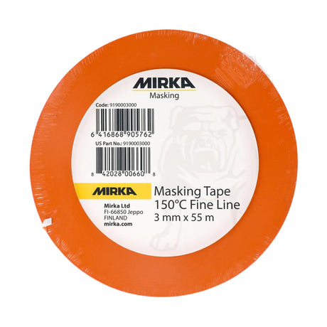 Mirka Masking Tape 150°C Fine Line 3mm