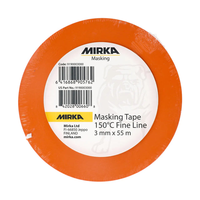Mirka Masking Tape 150°C Fine Line 3mm
