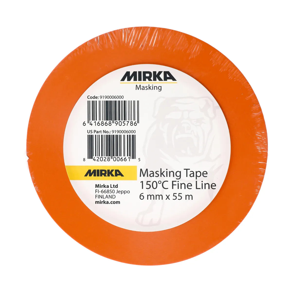 Mirka Masking Tape 150°C Fine Line 6mm