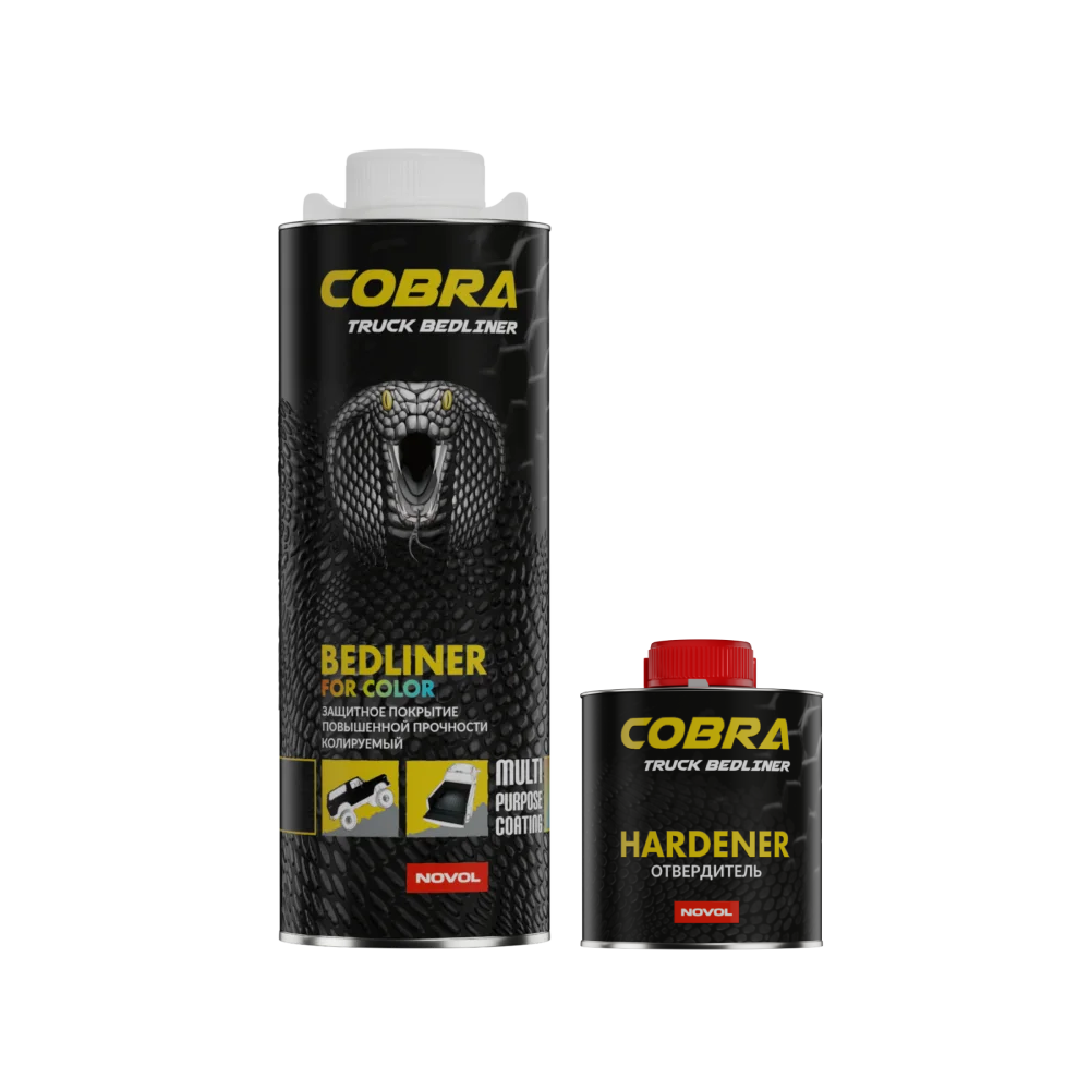 NOVOL COBRA BEDLINER + Hardener, 800ml Kit
