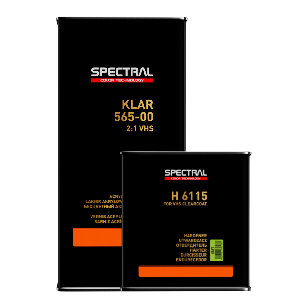 NOVOL SPECTRAL KLAR 565-00 Acrylic Clearcoat Lacquer + Hardener, 7.5L Kit