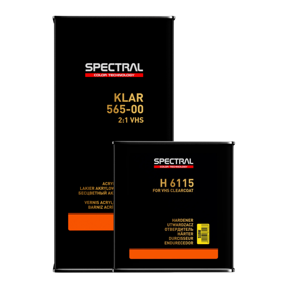 NOVOL SPECTRAL KLAR 565-00 Acrylic Clearcoat Lacquer + Hardener, 7.5L Kit