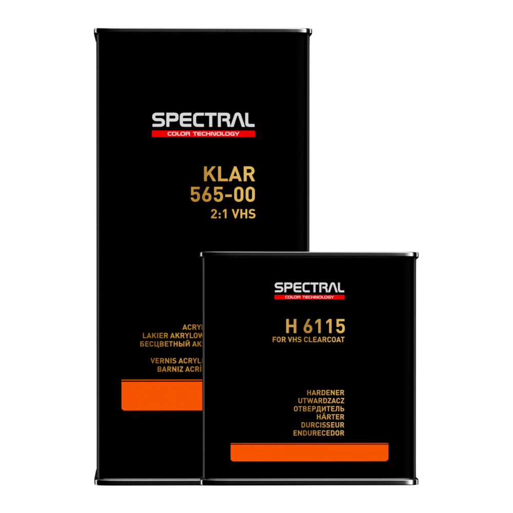 NOVOL SPECTRAL KLAR 565-00 Acrylic Clearcoat Lacquer + Hardener, 7.5L Kit