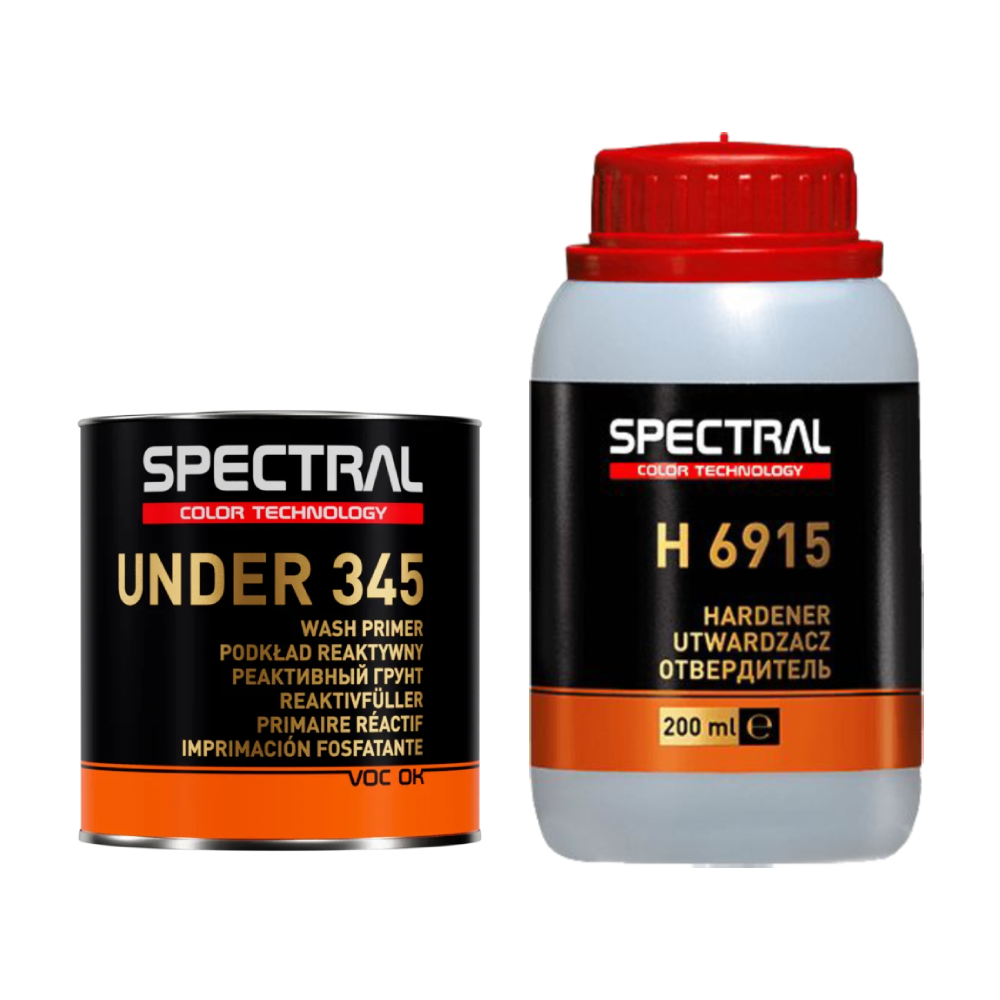 NOVOL SPECTRAL UNDER 345 Wash Etch Primer + Hardener, 400ml Kit