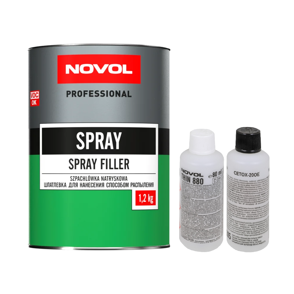 NOVOL SPRAY Filler, 1.28kg Kit