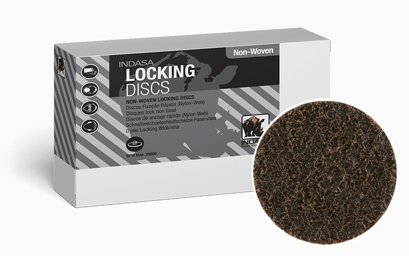 INDASA Non-Woven Roloc Sanding Disc, 50mm, 25 Pack
