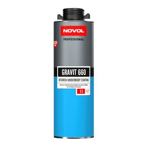 NOVOL GRAVIT 660 Bitumen Underbody Coating, 1L
