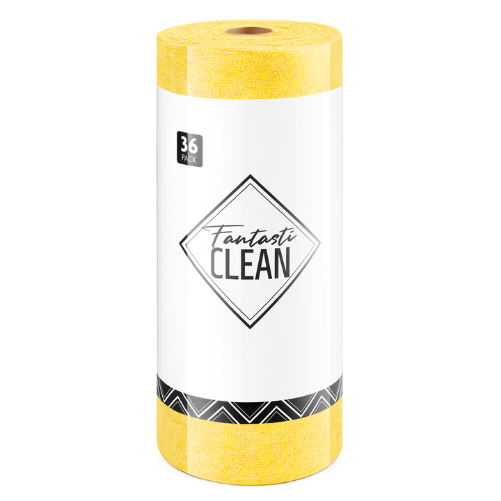 Cartec FantastiCLEAN Microfibre Roll, 40 x 40cm, 36 Pack
