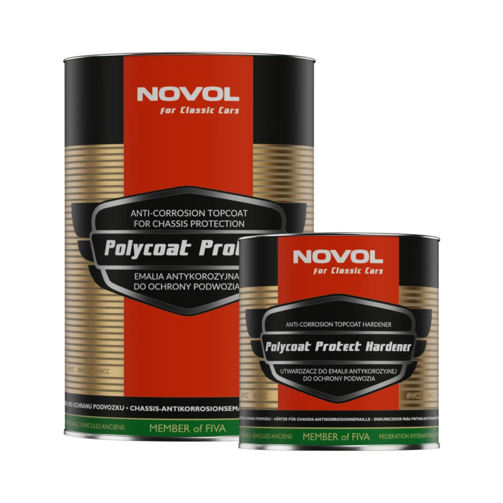 NOVOL Classic Car POLYCOAT PROTECT 5:1 + Hardener, 1.2L Kit