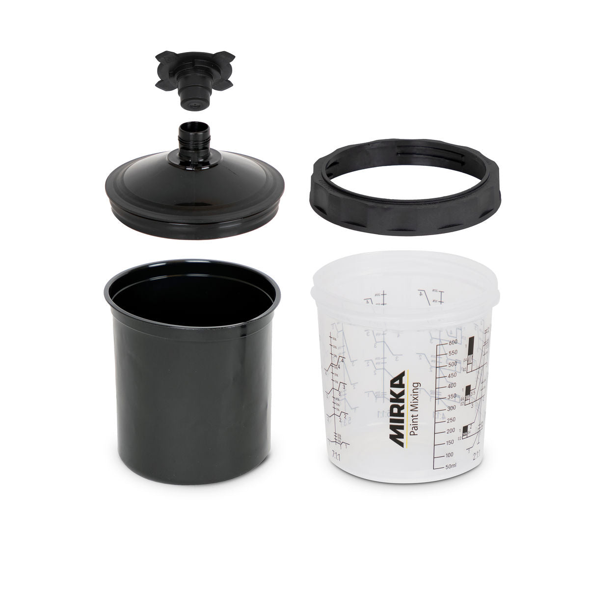 Mirka UV Resistant Paint Cup System, 125 micron, 50 Pack