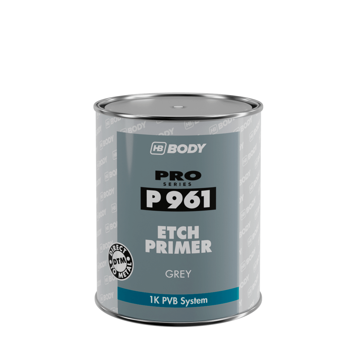 HB Body P961 1K Etch Filling Primer, Grey, 1L